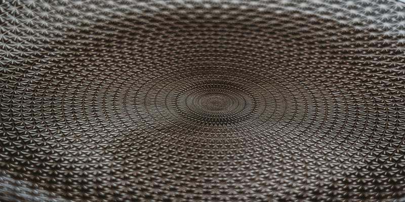 A close up of a circular object

Description automatically generated